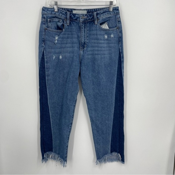 Stylish Blue Straight Leg Jeans for Women - Picture 1 of 11